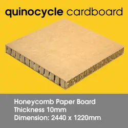 Honeycomb Lightweight Solid Paper Board (10mm Thickness) 2440 x 1220mm - Quinocycle