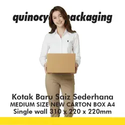 Small Size Carton Box A4 310 x 220 x 220mm - Quinocycle