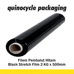 Black Stretch Film 500mm x 2 kg - Quinocycle