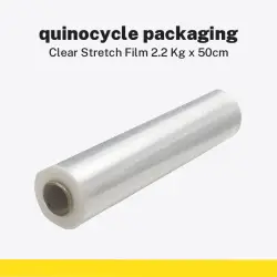 Clear Stretch Film 2.2Kg x 500mm - Quinocycle
