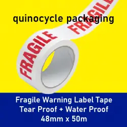 Fragile Tape 48mm x 50m - Quinocycle