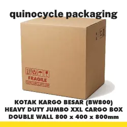 Jumbo XXL Cargo Box BW800 800 x 400 x 800mm - Quinocycle